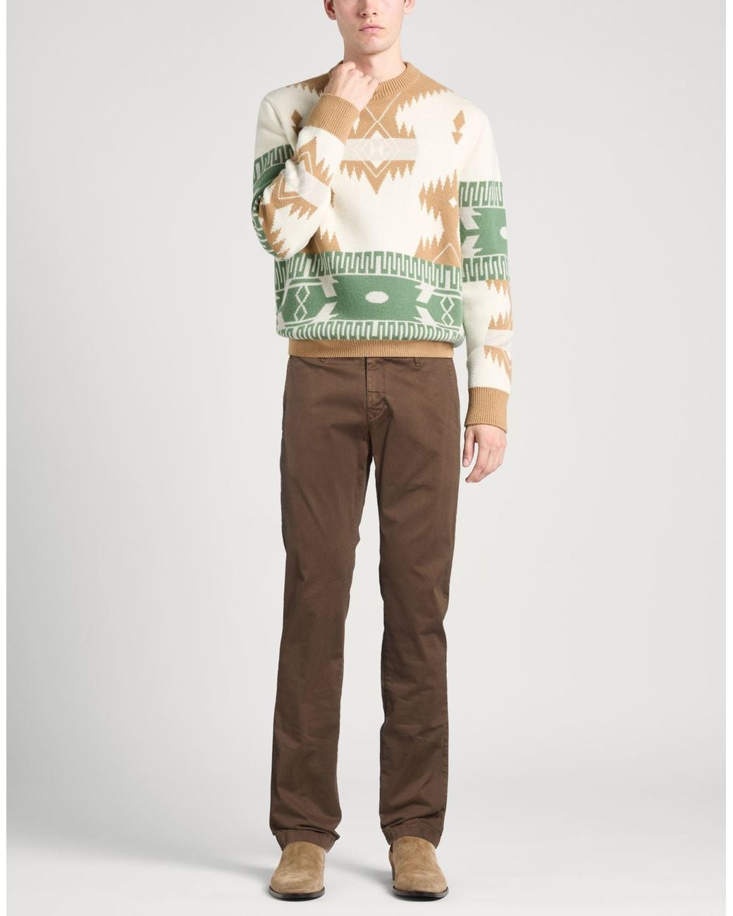 Pantalon Moorer pour homme en coloris Brown