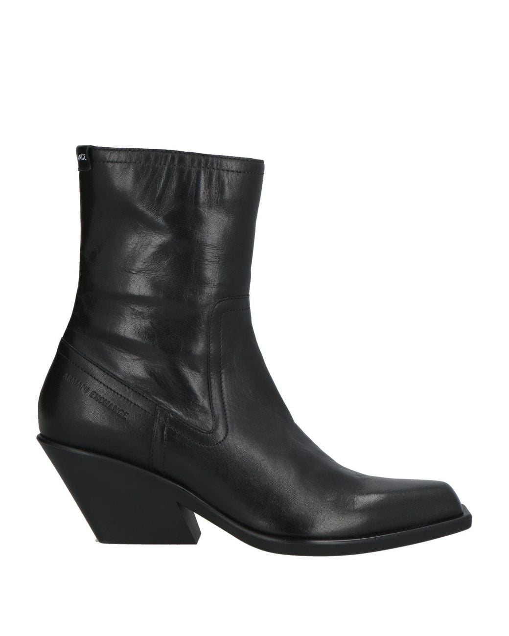 ARMANI EXCHANGE Black Stiefelette