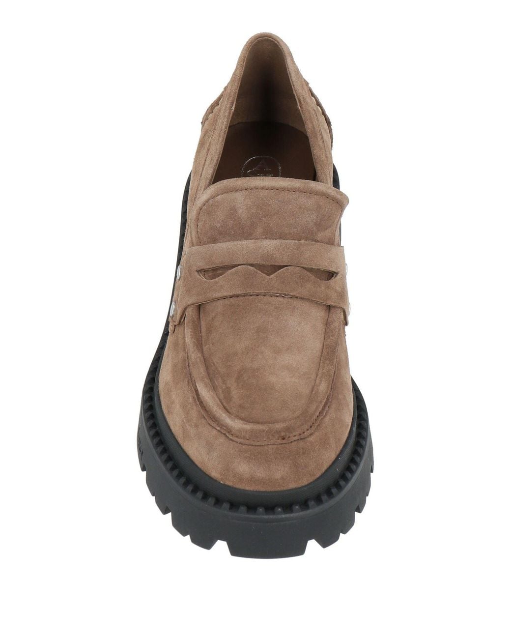 Ash Brown Loafers Leather