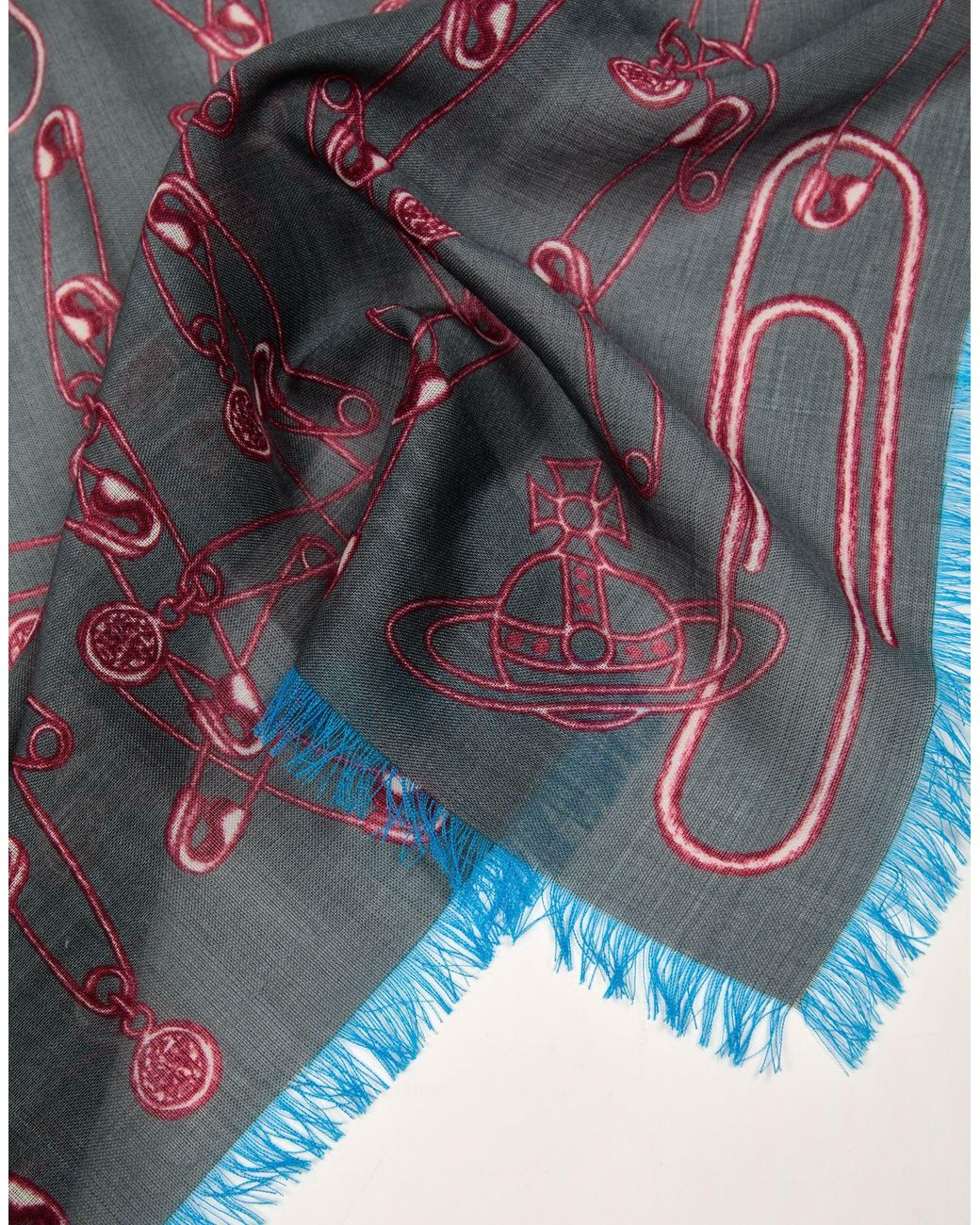 Vivienne Westwood Blue Scarf