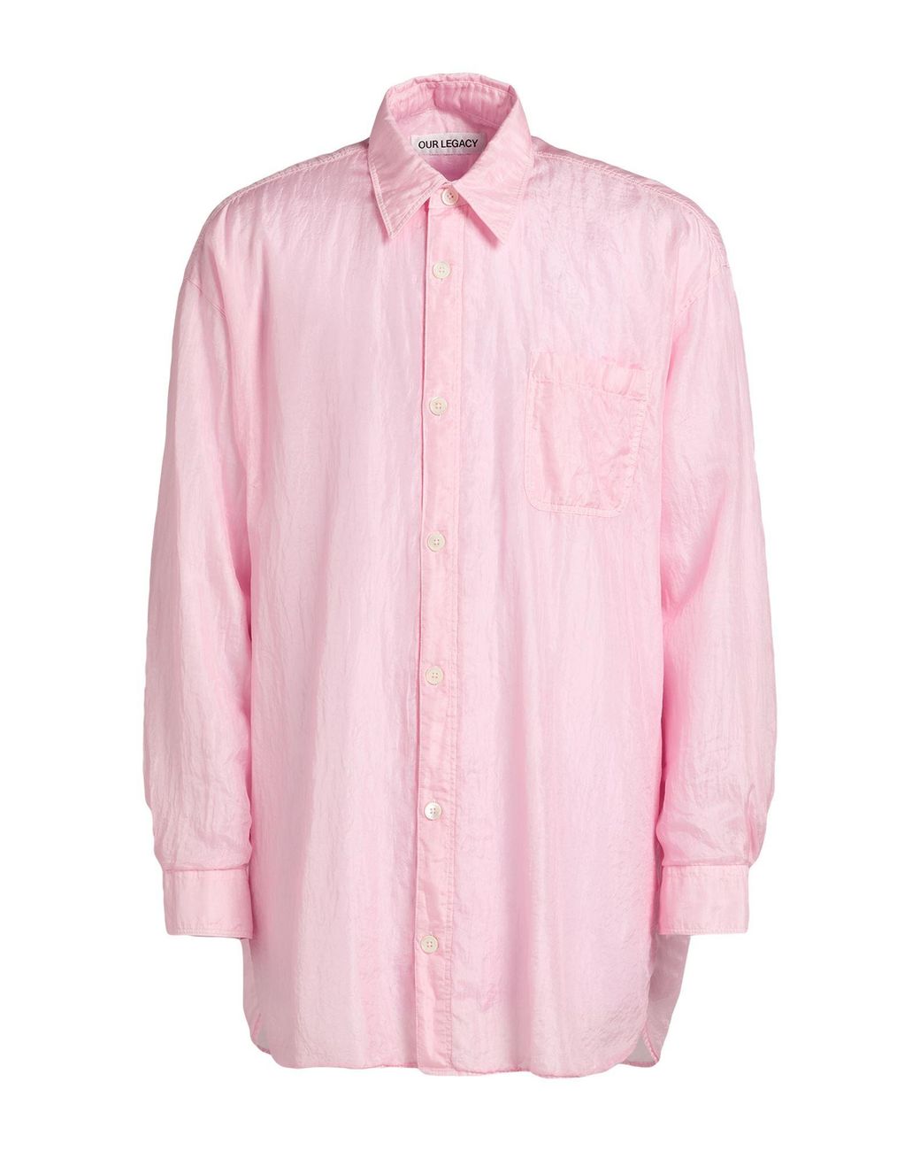 Our Legacy Pink Shirt Cotton, Silk for men