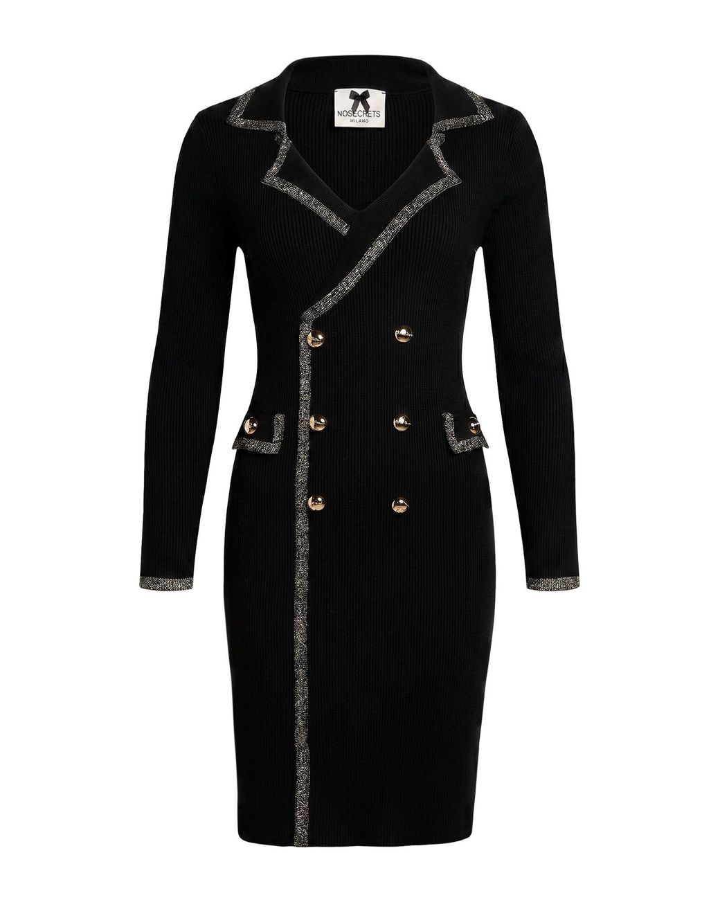 No Secrets Black Mini Dress