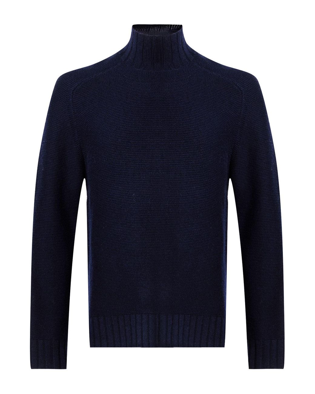 Alpha Studio Blue Turtleneck for men