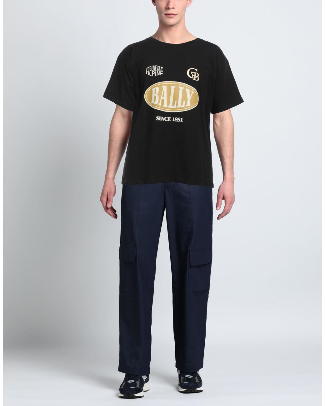 Bally Black T-Shirt Cotton for men