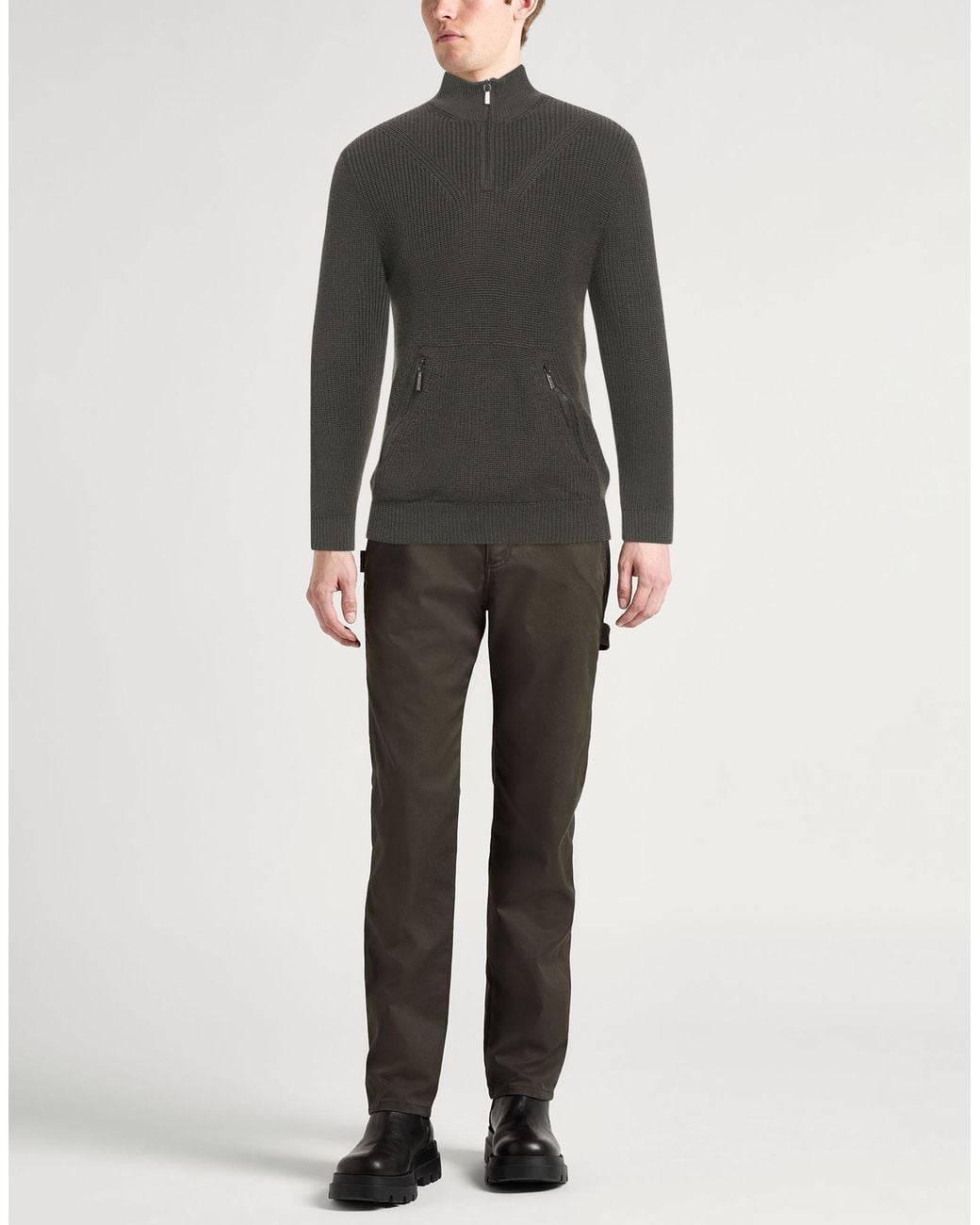 Moorer Black Jumper for men