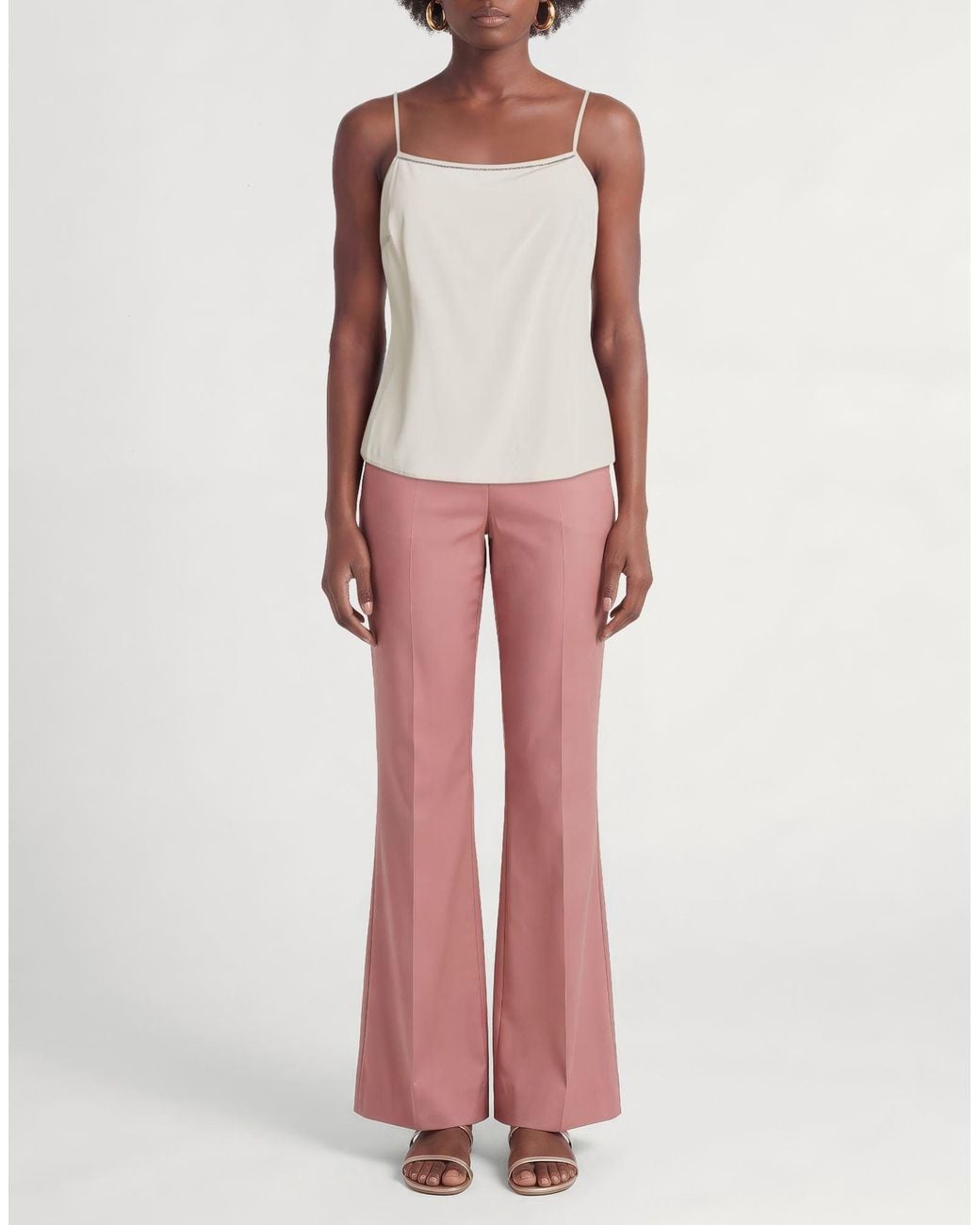 Peserico White Top Silk, Elastane