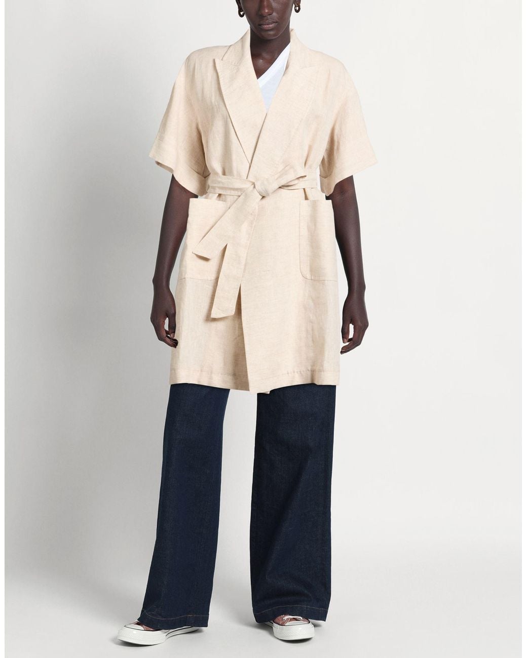 BRERAS Milano Natural Overcoat & Trench Coat