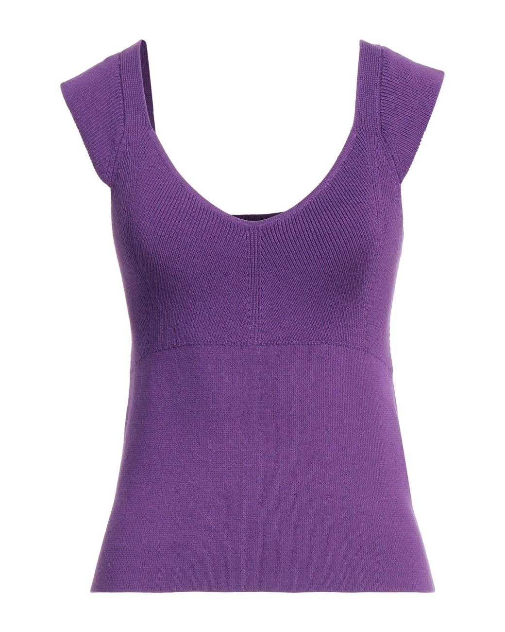 Caroline Biss Purple Top Modal, Cotton, Elastane