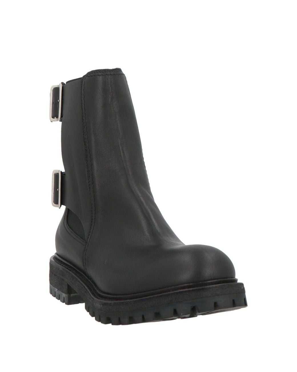 Roberto Del Carlo Black Ankle Boots Leather