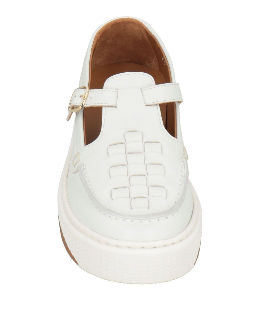 Voile Blanche White Ballet Flats