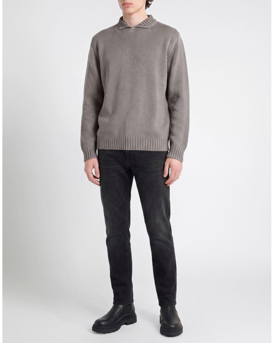 Dondup Pullover in Gray für Herren