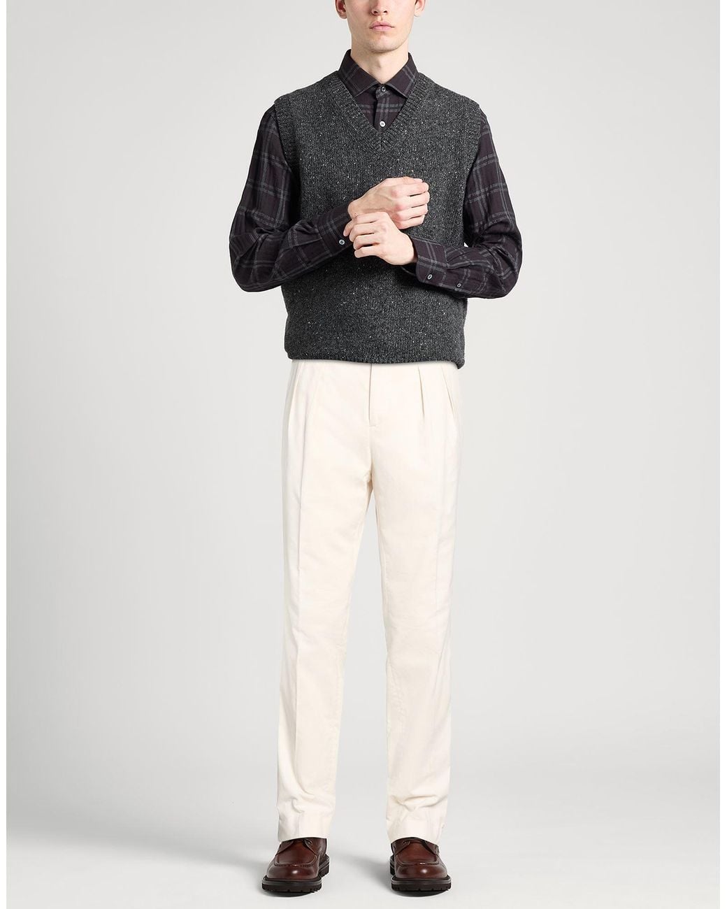 Brunello Cucinelli Natural Trouser for men