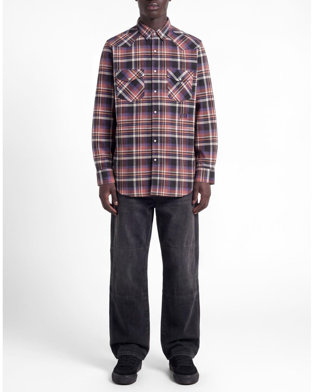 Camicia di Aries in Blue da Uomo