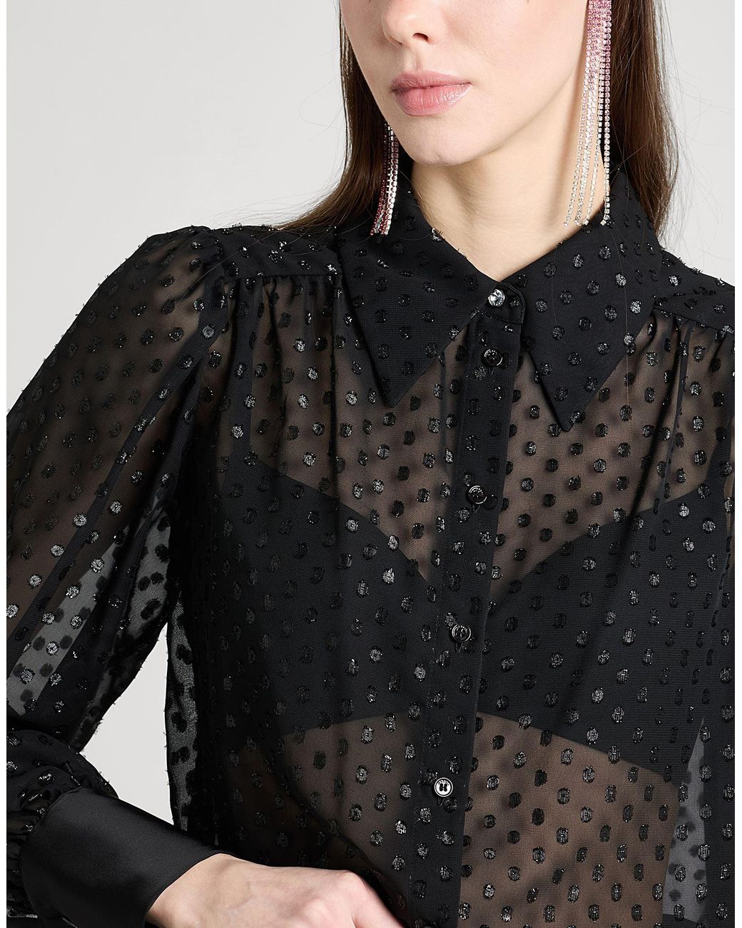 MAX&Co. Black Gio Shirt Polyester