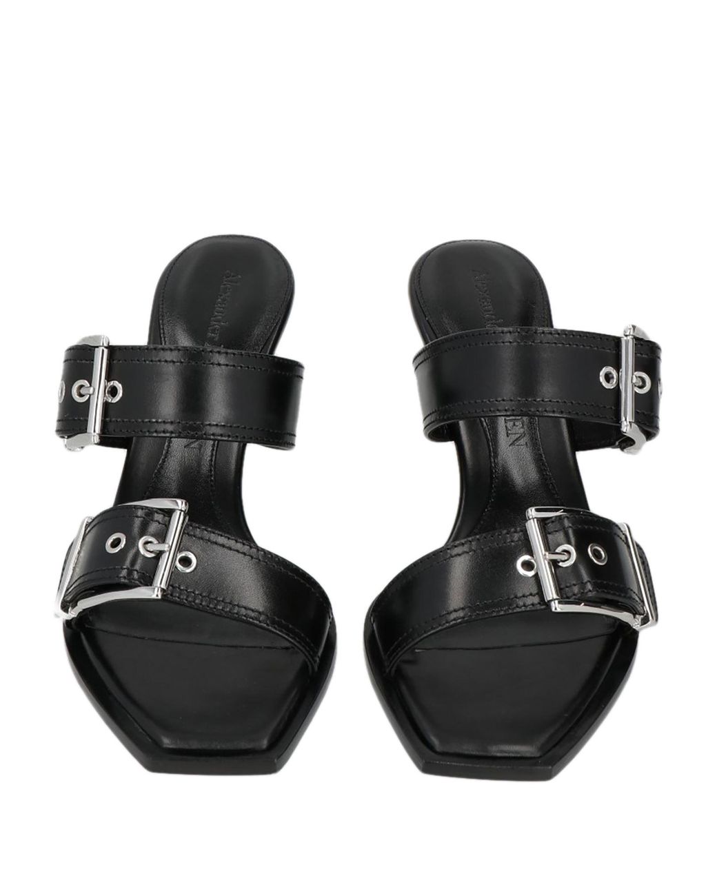 McQueen Black Sandals