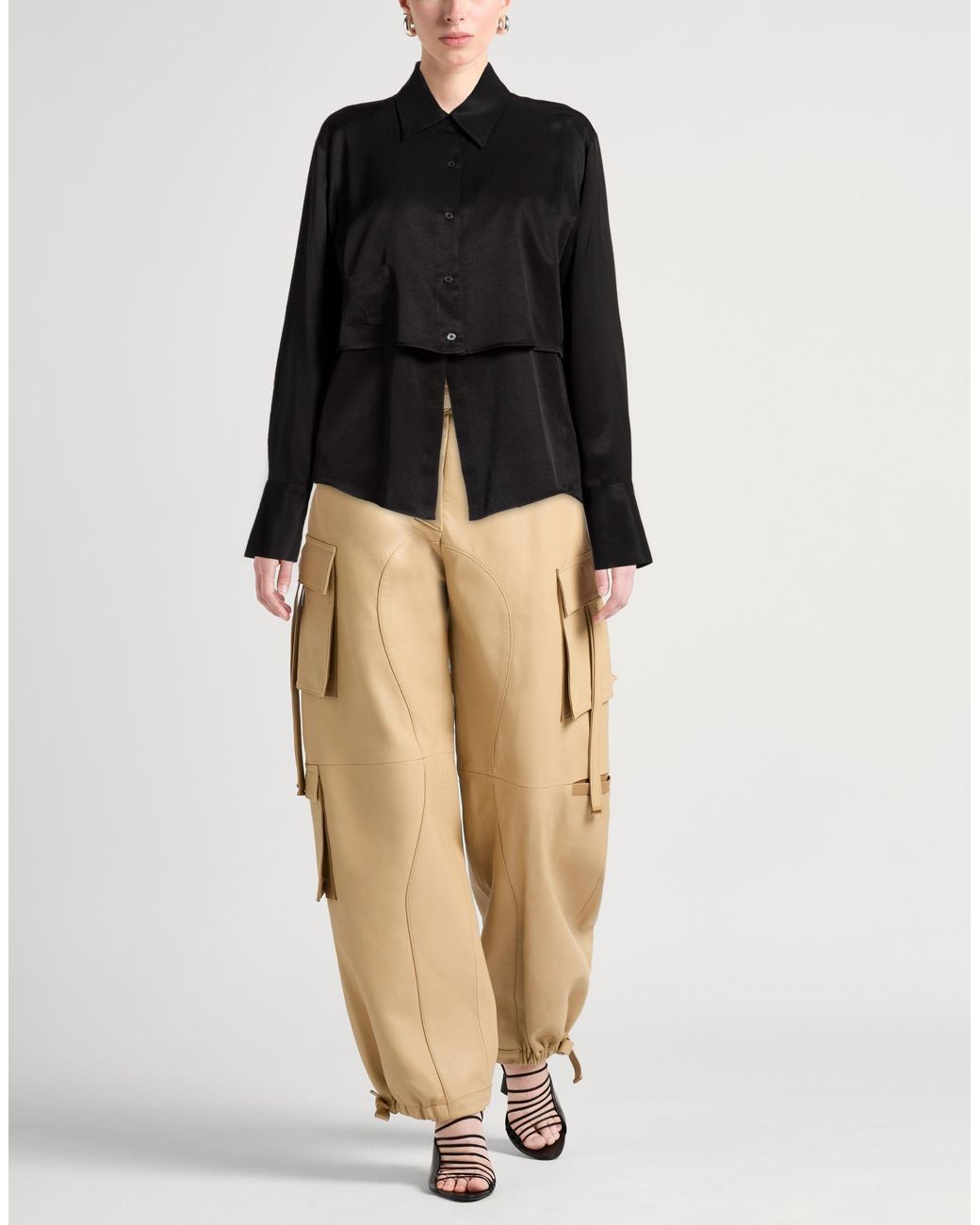Eudon Choi Black Shirt Rayon, Viscose, Linen