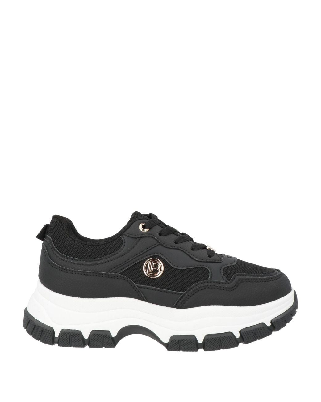 Laura Biagiotti Black Sneakers Textile Fibers, Rubber