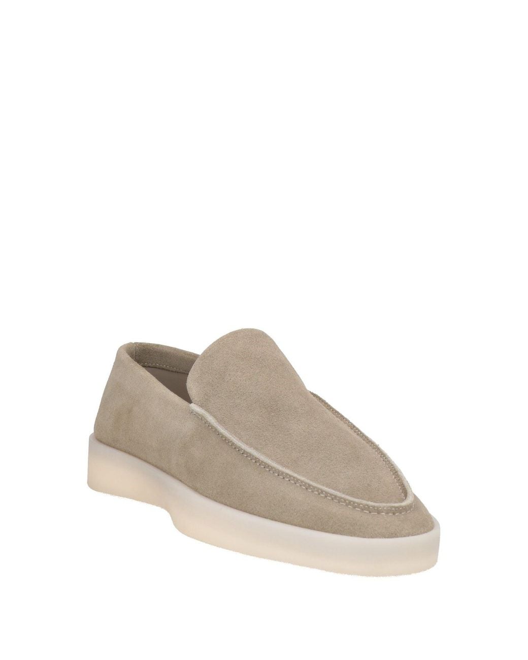 Fear Of God Gray Light Loafers Leather