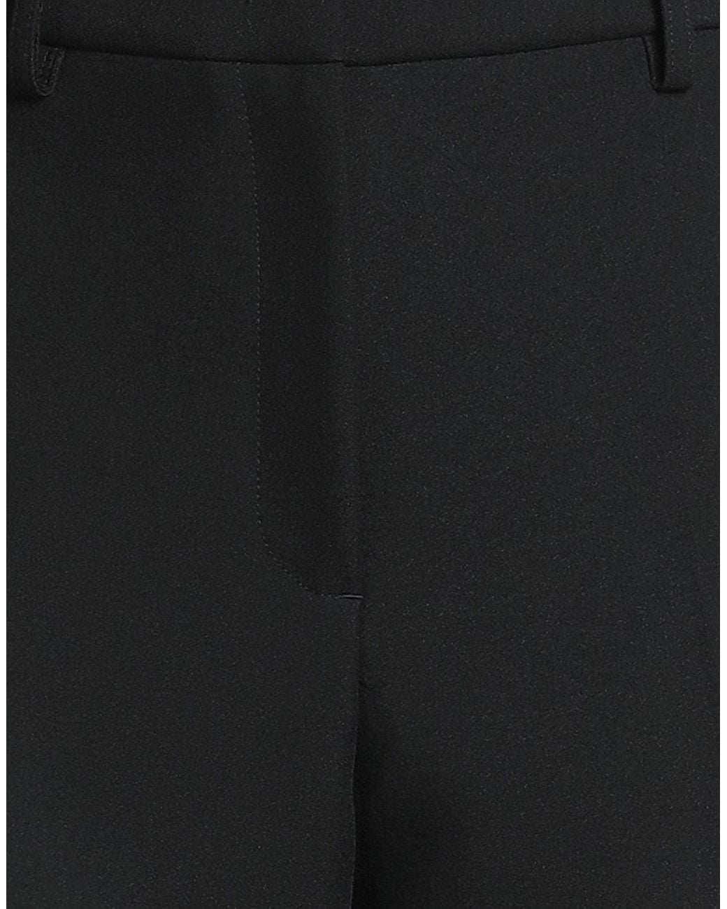 MSGM Black Pants Polyester, Viscose, Elastane