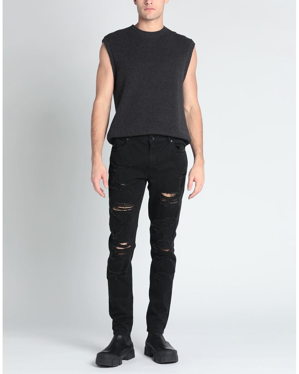 Nostrasantissima Black Jeans for men
