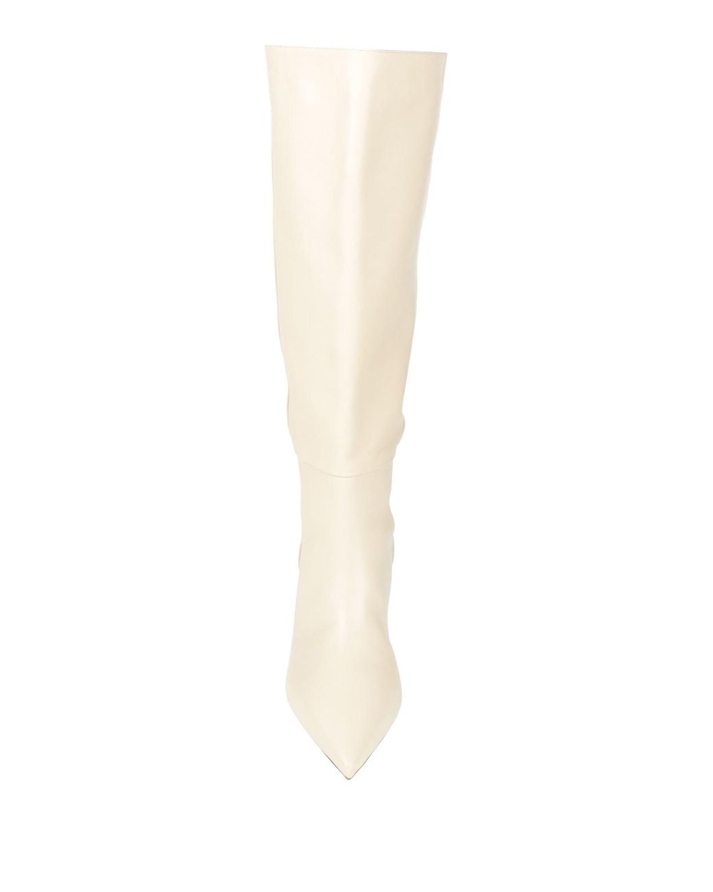 Alexandre Birman White Boot Leather