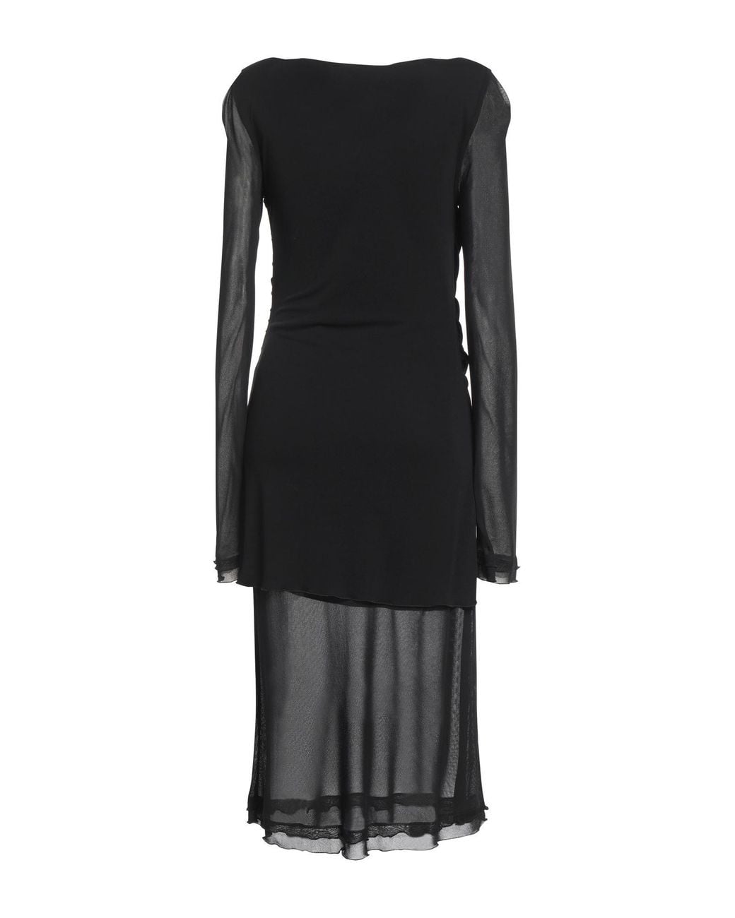 Robe midi Ferragamo en coloris Black
