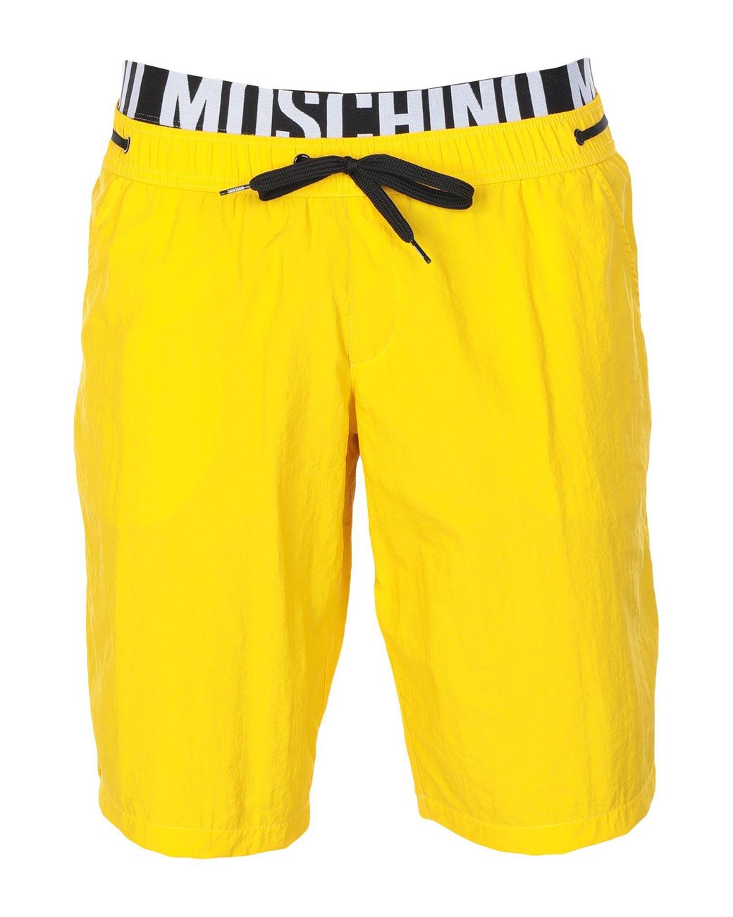 Moschino Swim Trunks in Yellow for Men Lyst
