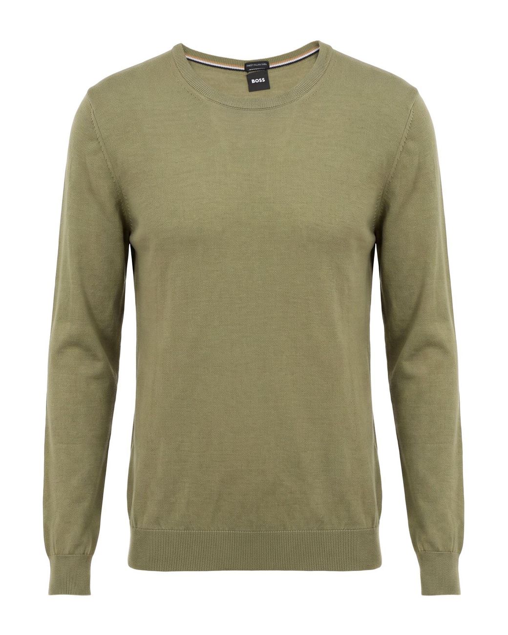 Pullover Boss de hombre de color Green