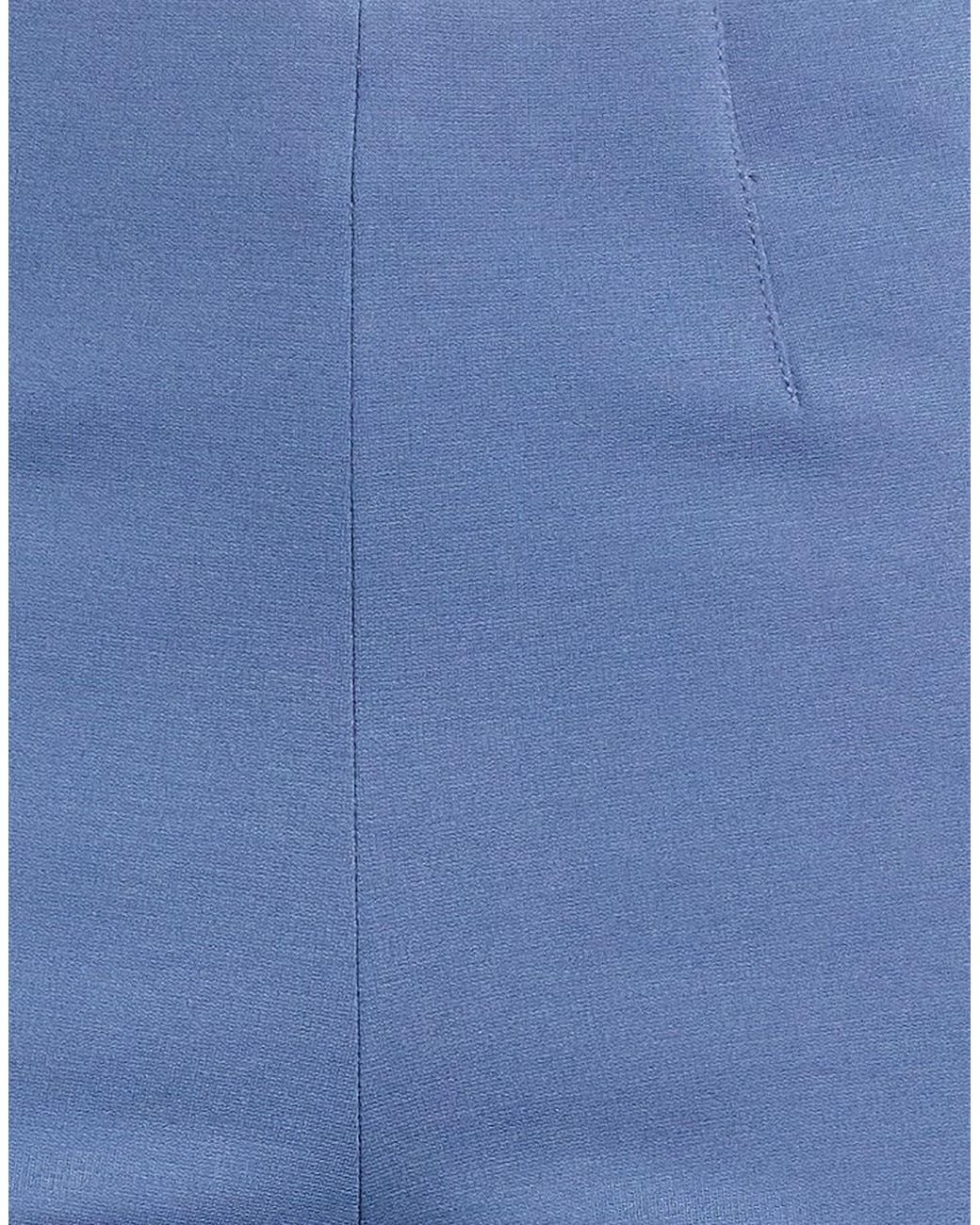 Seductive Blue Pants Viscose, Polyamide, Elastane