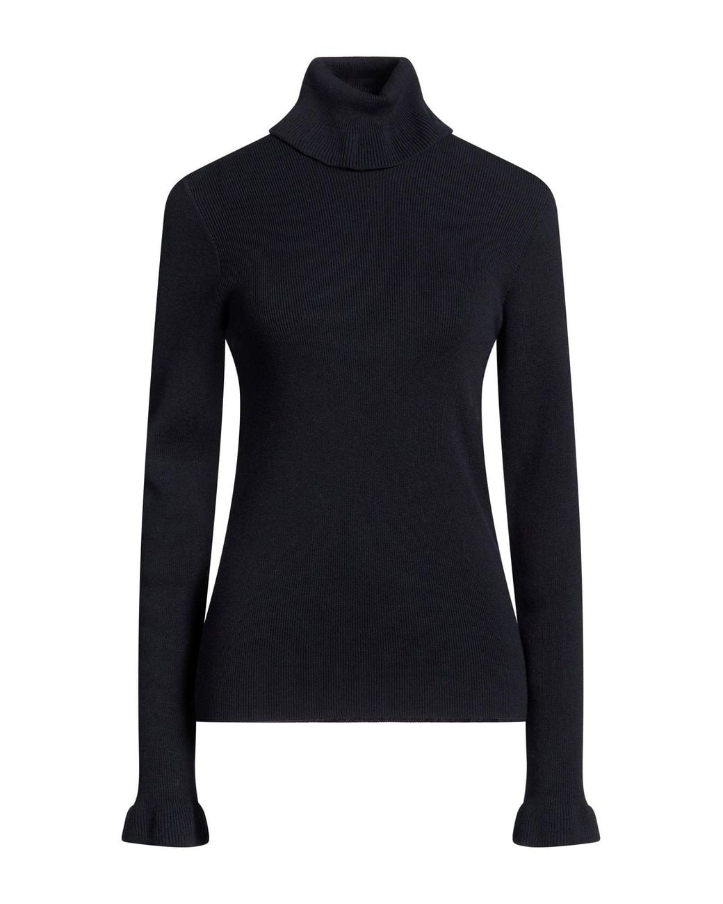 Chloé Blue Turtleneck Cotton, Wool