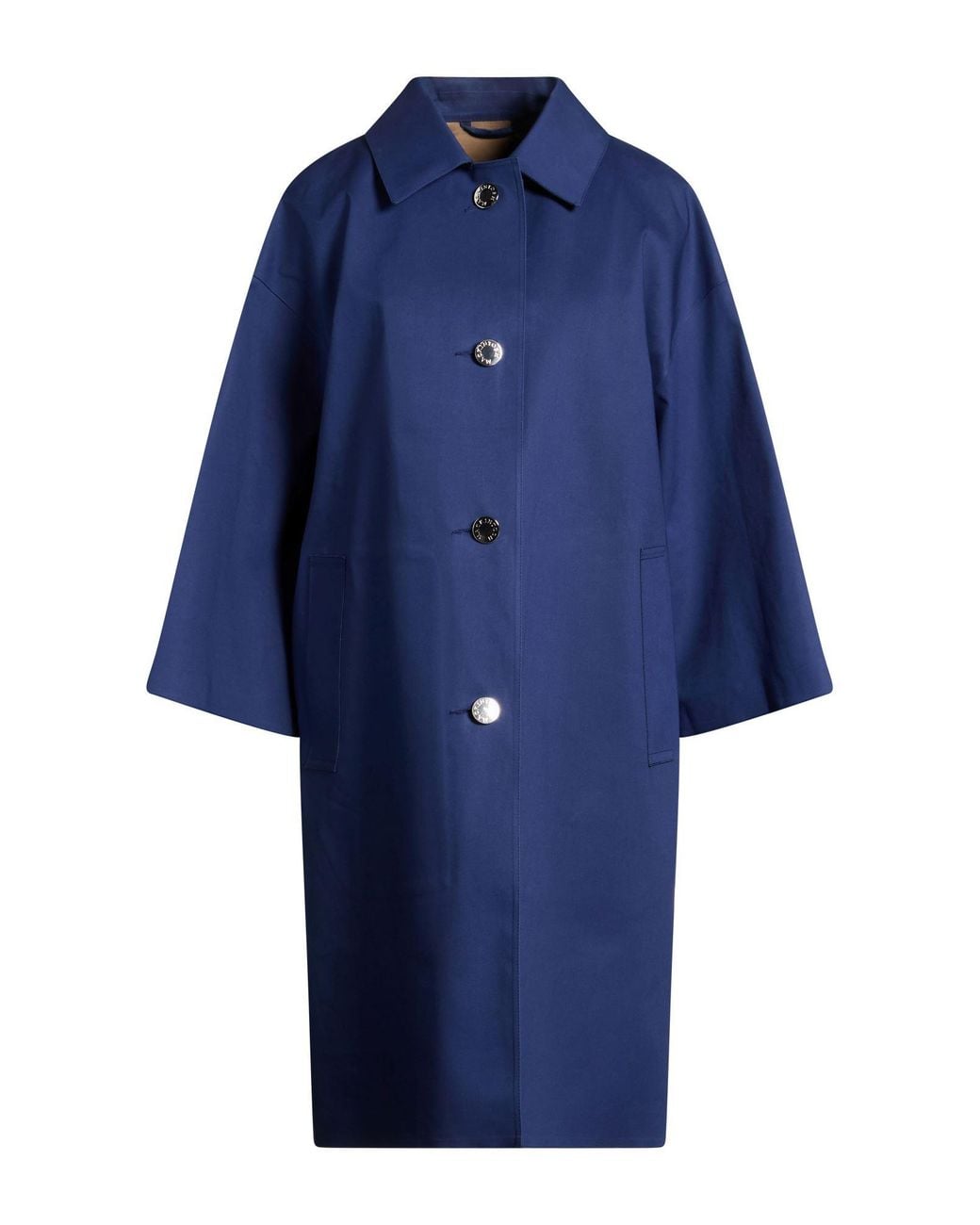 Mackintosh Blue Collin Lr-1056 Overcoat & Trench Coat Cotton
