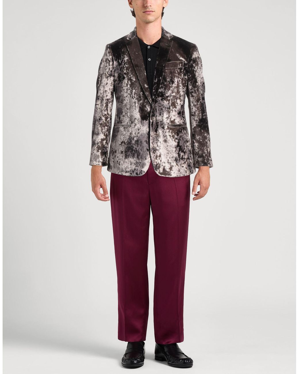 Messagerie Black Patrizio Piscaglia Blazer Viscose, Polyamide for men