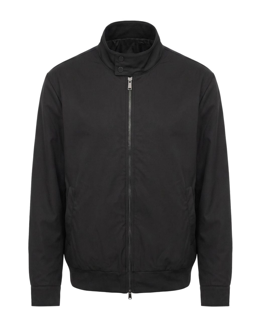 Crossley Black Jacket Polyester, Polyurethane for men