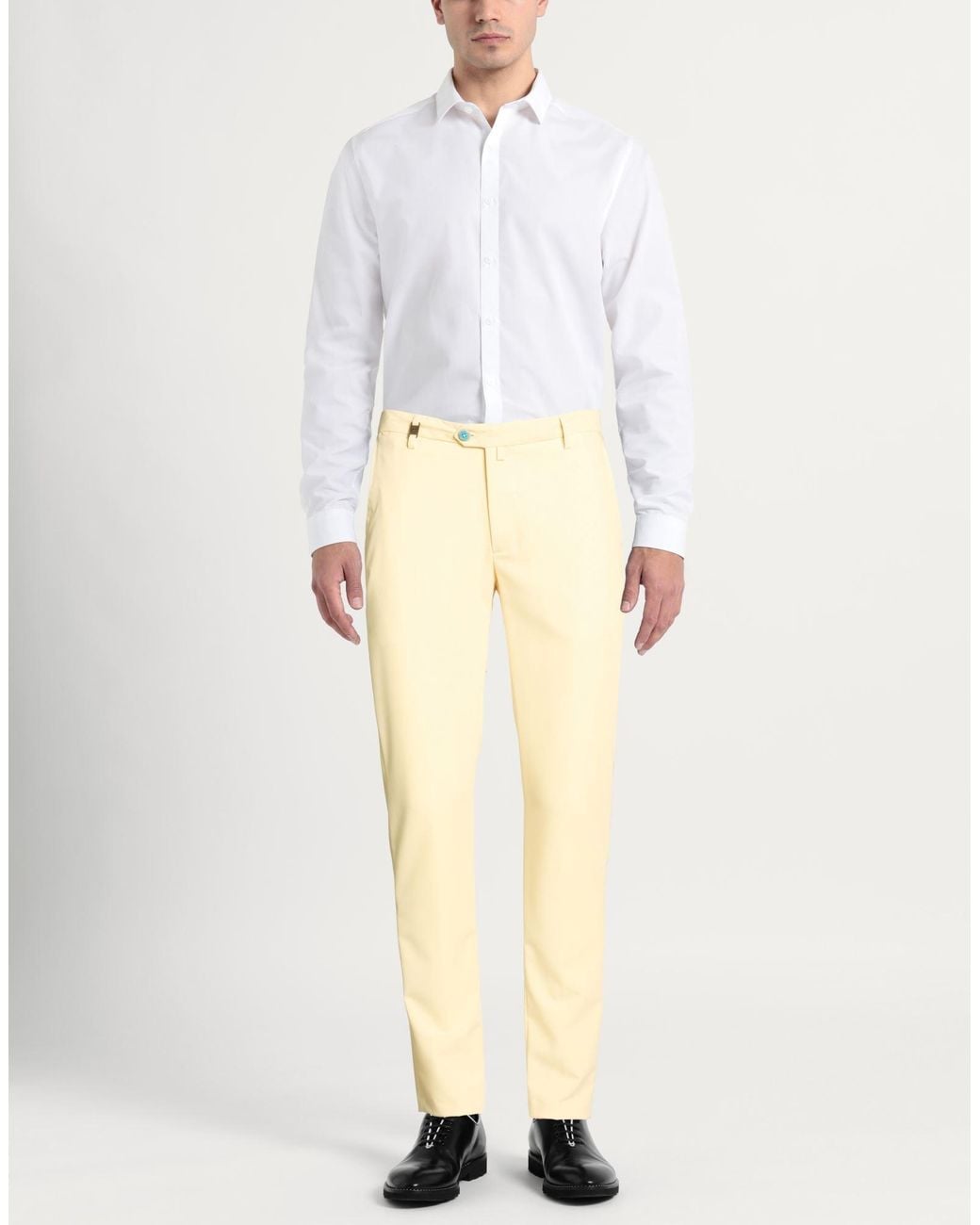 Barbati Natural Pants Polyester, Viscose, Elastane for men