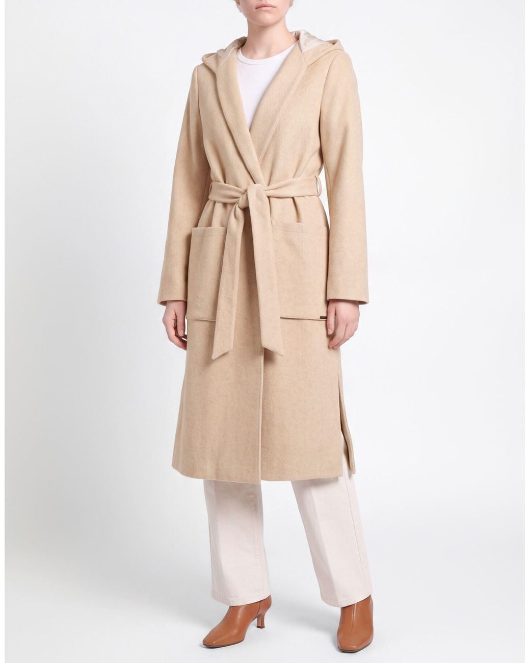Fracomina Natural Coat Polyester