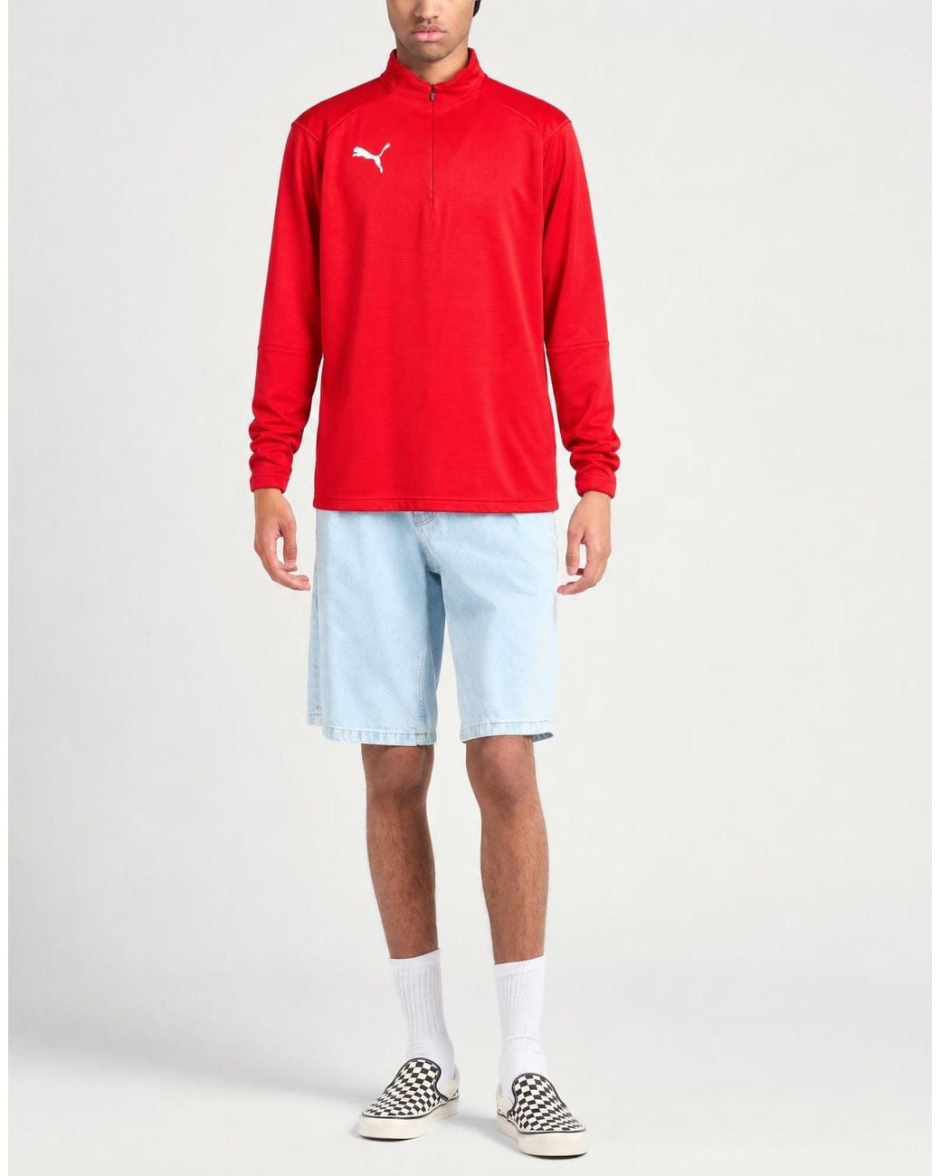 PUMA Red Sweatshirt Polyester for men