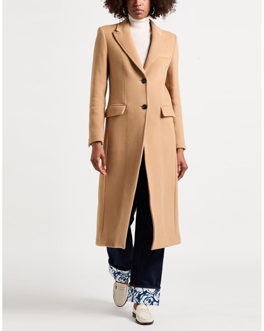 MSGM Natural Coat Virgin Wool, Polyamide