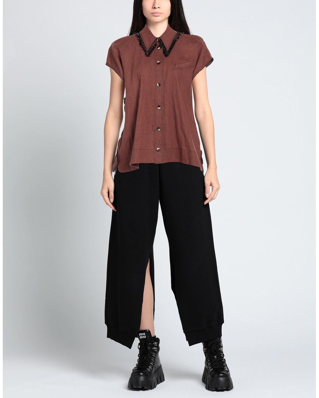 Ganni Red Shirt