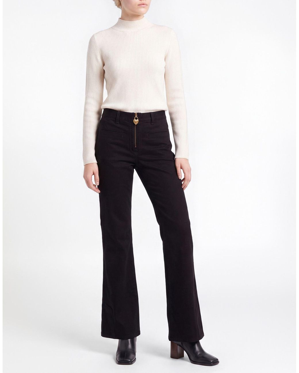 Chloé Black Pants Cotton