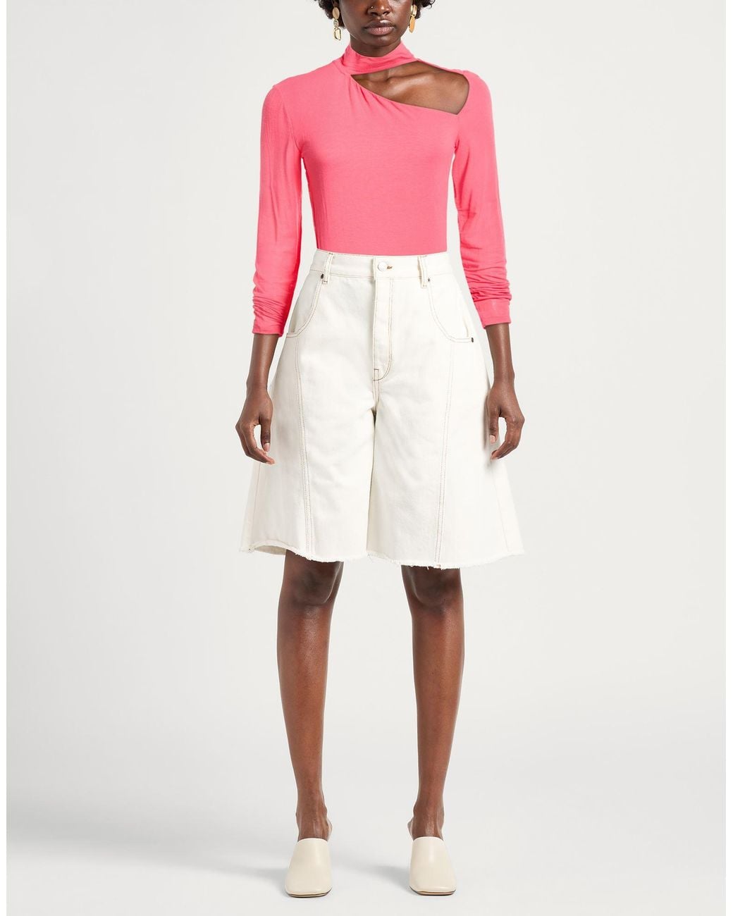 Patrizia Pepe Pink Top Viscose, Polyamide, Cashmere, Elastane