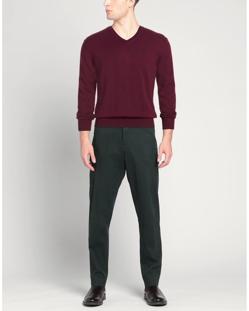 La Martina Purple Jumper for men