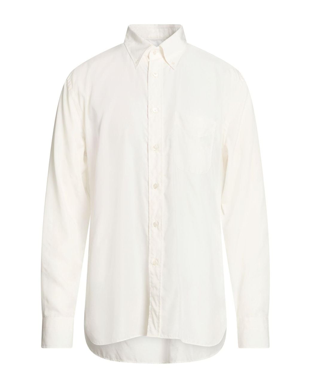 Tom Ford White Shirt Lyocell, Silk for men