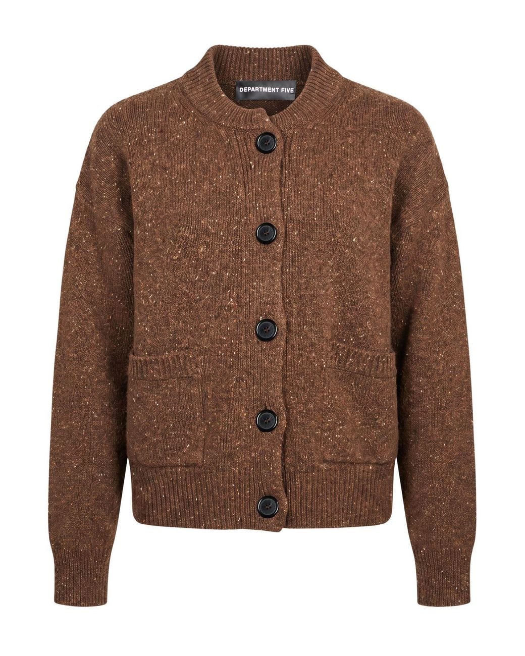 Department 5 Brown Cardigan Wool, Nylon, Viscose