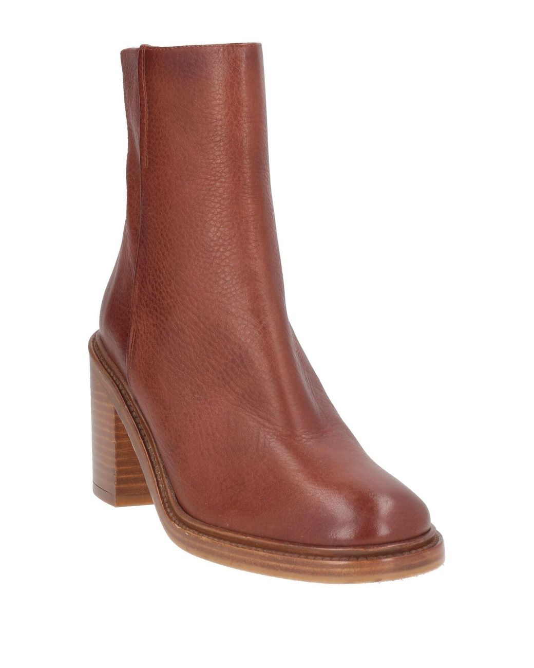 Zinda Brown Ankle Boots Leather