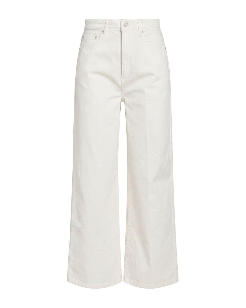 Officine Generale White Jeans Cotton