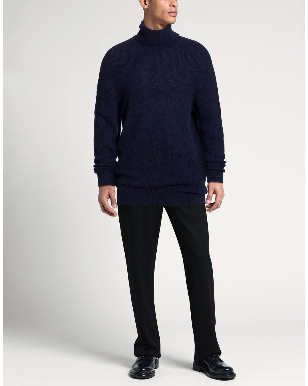 Scaglione Blue Turtleneck for men