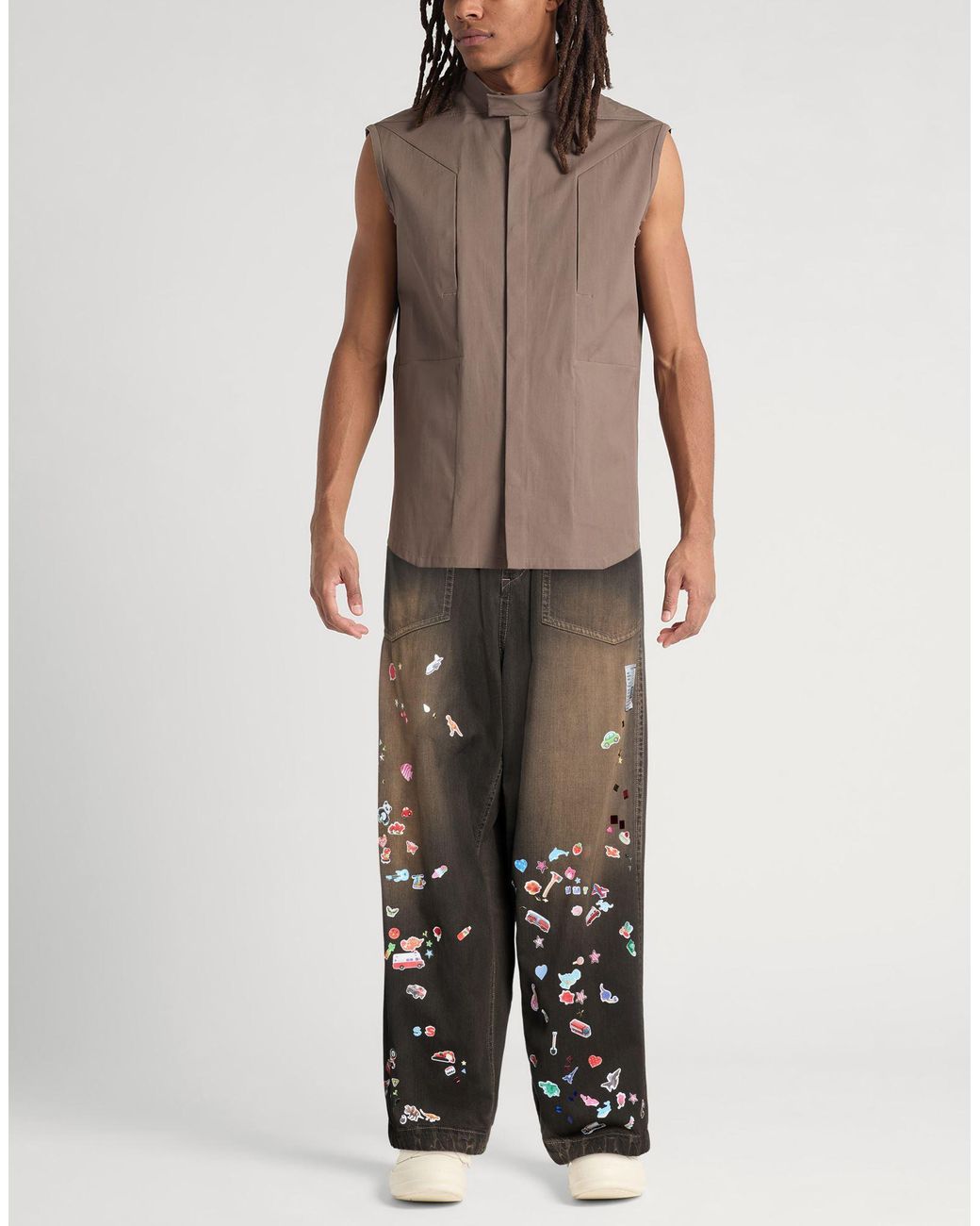 Maison Mihara Yasuhiro Black Jeans for men
