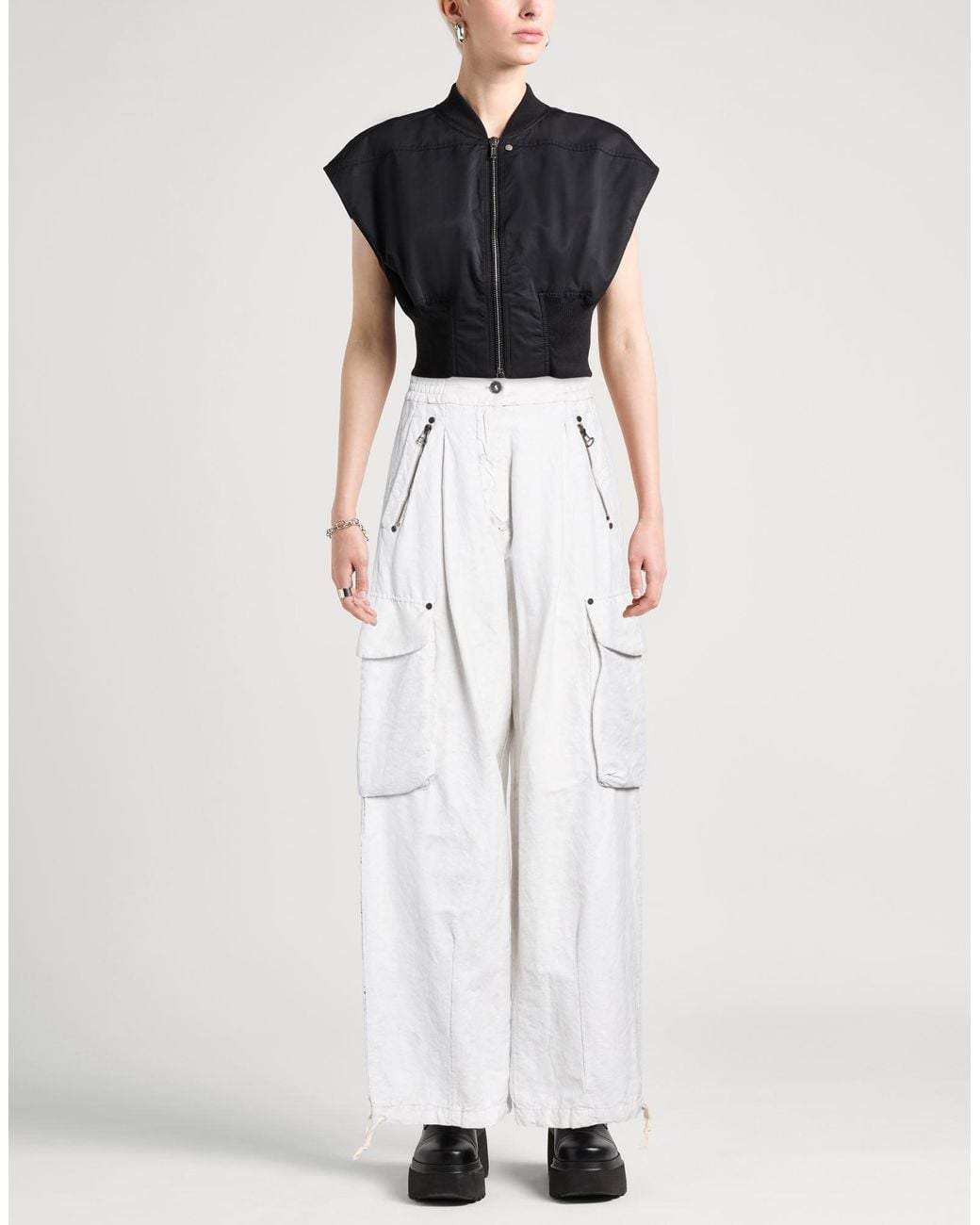 Masnada White Trouser