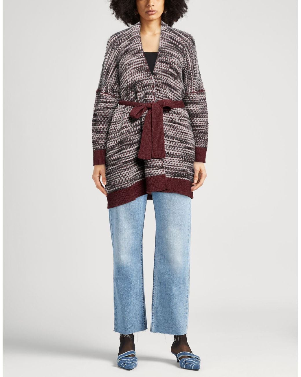 Manila Grace Multicolor Cardigan Wool, Polyamide, Acrylic, Viscose