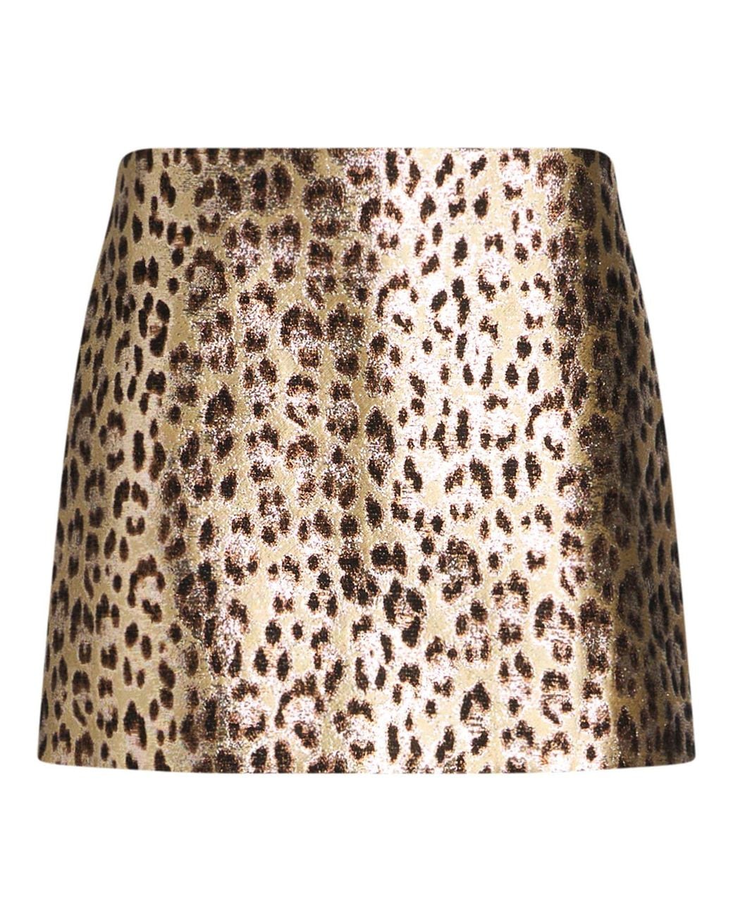 P.A.R.O.S.H. Natural Mini Skirt Cotton, Polyester, Metal, Polyamide